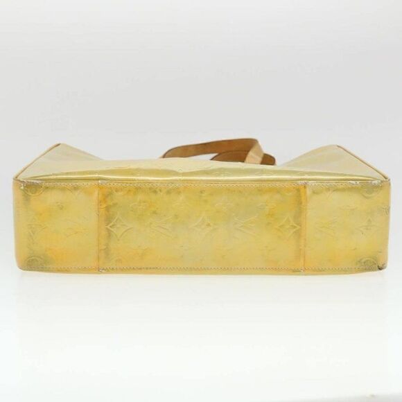 LOUIS VUITTON Monogram Vernis Columbus Tote Bag Yellow - Picture 7 of 15